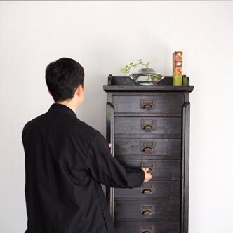 12 drawers cabinet - 12段ドロワーキャビネット