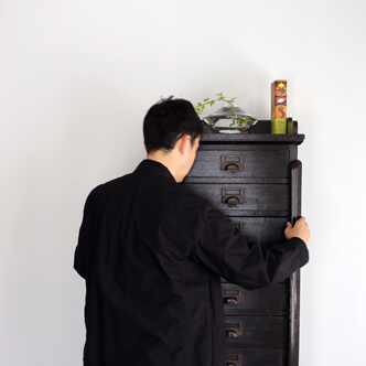 12 drawers cabinet - 12段ドロワーキャビネット