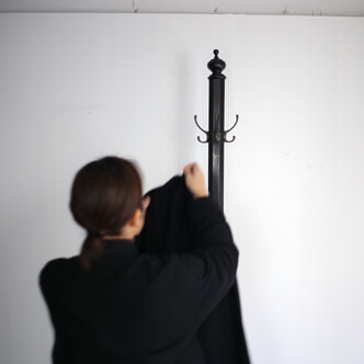 shanghai art deco coat hanger - 上海アールデコ コートハンガー 0801