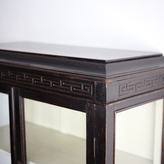 shanghai art deco glass cabinet - 上海アールデコ ガラスキャビネット 0804