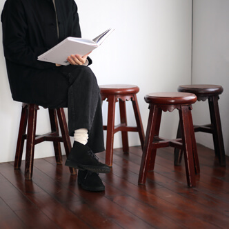 old shanghai stool - チェア&アームチェア6脚セット