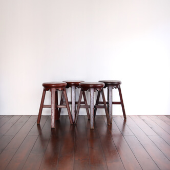 old shanghai stool - チェア&アームチェア6脚セット