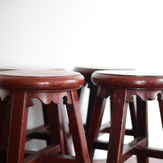 old shanghai stool - チェア&アームチェア6脚セット