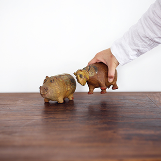 animal object / 動物の置物 